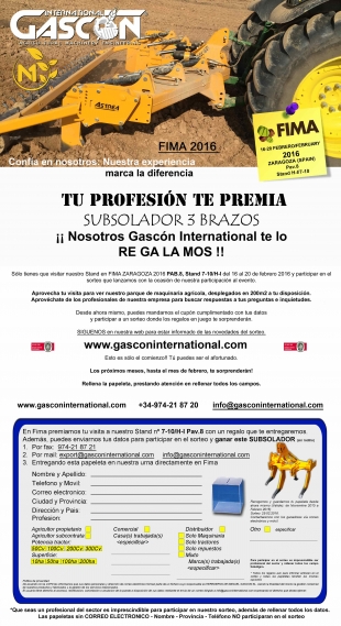 Win SUBSOILER Gascón International
