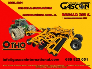 May - Month of OTHO Fast Disc Harrow